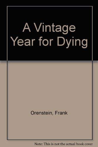 Stock image for A Vintage Year for Dying for sale by Aaron Books