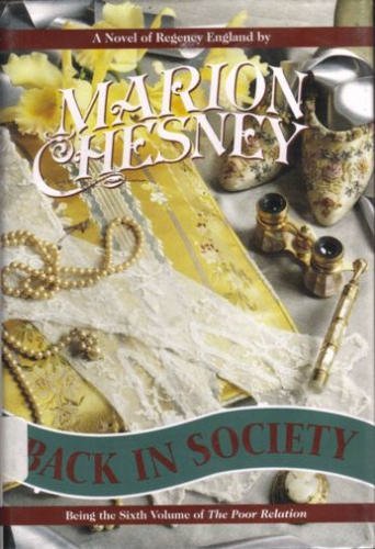 9780312109325: Back in Society: A Novel of Regency England (The Poor Relation, Vol 6)