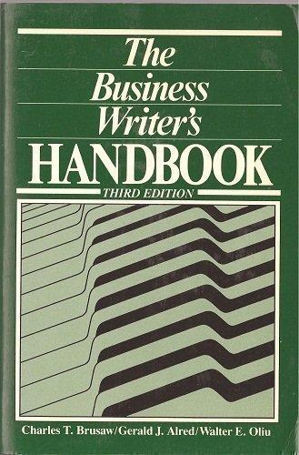 9780312109585: The Business Writer's Handbook