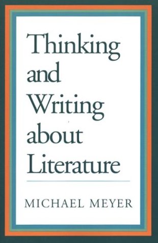 Imagen de archivo de Thinking and Writing About Literature a la venta por Top Notch Books