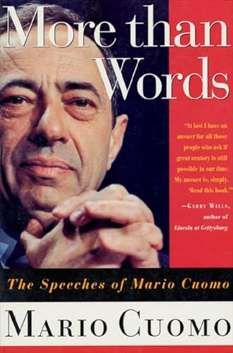 9780312113858: More Than Words: The Speeches of Mario Cuomo