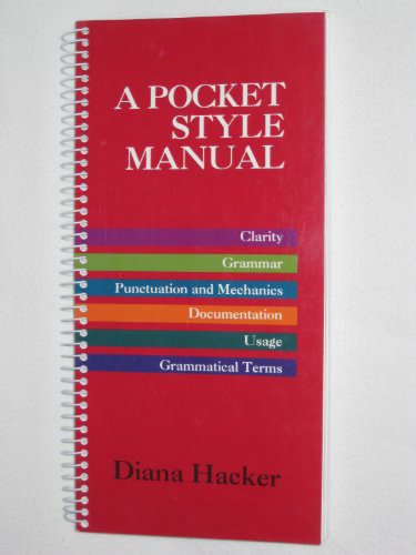 Stock image for A Pocket Style Manual for sale by Better World Books