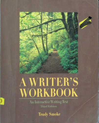 Stock image for A Writers Workbook : An Interactive Writing Text for ESL Students for sale by Better World Books