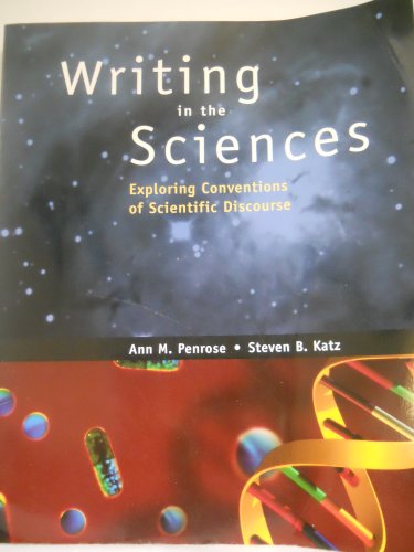 Stock image for Writing in the Sciences: Exploring Conventions of Scientific Discourse for sale by Wonder Book