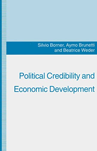 Stock image for Political Credibility and Economic Development for sale by Valley Books