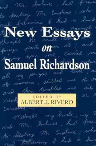 Stock image for New Essays on Samuel Richardson for sale by Asano Bookshop