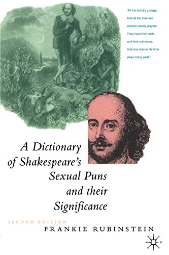 Stock image for A Dictionary of Shakespeare's Sexual Puns and Their Significance: 1989 for sale by HPB-Red