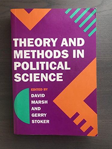 Theory and Methods in Political Science (9780312127619) by David Marsh; Gerry Stoker