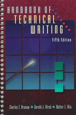 Imagen de archivo de Handbook of Technical Writing a la venta por SecondSale