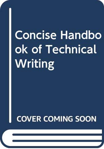 Concise Handbook of Technical Writing (9780312133153) by Brusaw