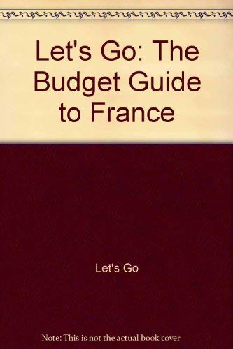 9780312135423: The Budget Guide to France