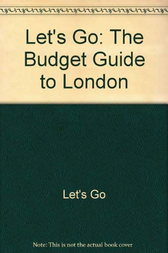 Beispielbild fr Let's Go: The Budget Guide to London, 1996 zum Verkauf von Housing Works Online Bookstore
