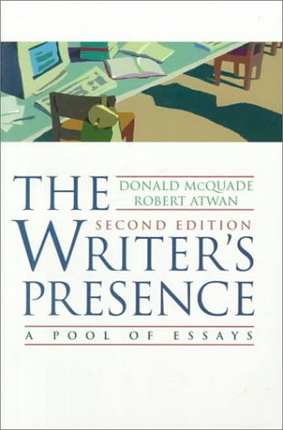 Beispielbild fr Writers Presence: A Pool of Essays zum Verkauf von Wonder Book