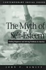 Stock image for The Myth of Self-Esteem : Finding Happiness and Solving Problems in America for sale by Better World Books