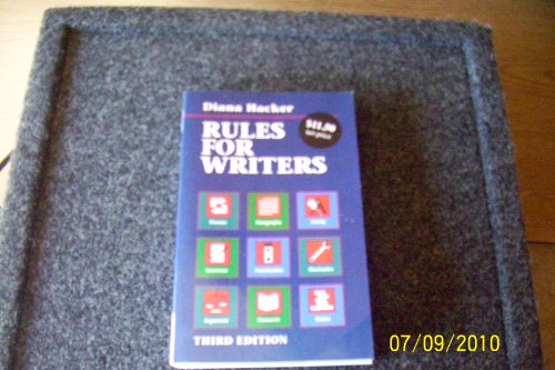 9780312137199: Rules for Writers