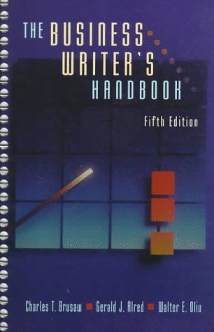 Beispielbild fr The Business Writer's Handbook zum Verkauf von BookHolders