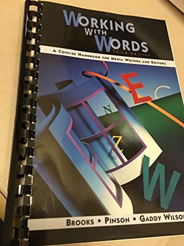 9780312137601: Working With Words: A Concise Handbook for Media and Editors
