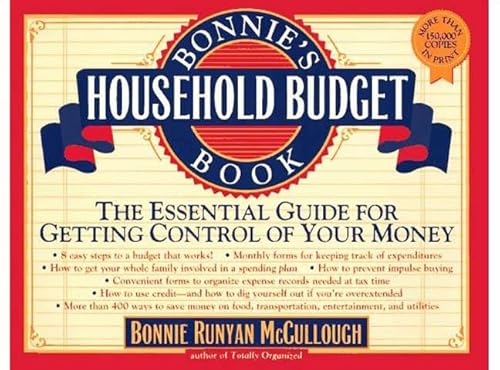 Beispielbild fr Bonnie's Household Budget Book: The Essential Guide for Getting Control of Your Money zum Verkauf von Wonder Book