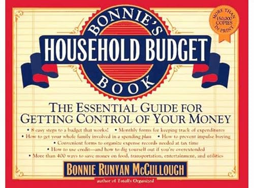 Stock image for Bonnie's Household Budget Book: The Essential Guide for Getting Control of Your Money for sale by Wonder Book