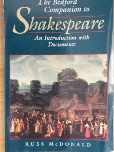 Stock image for Bedford Companion to Shakespeare for sale by Inquiring Minds