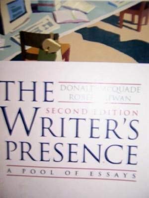 Beispielbild fr The Writer's Presence, a Pool of Essays, Second Edition zum Verkauf von More Than Words