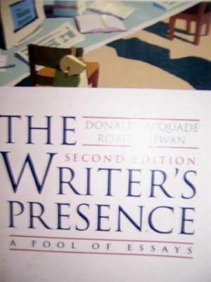 Imagen de archivo de The Writer's Presence, a Pool of Essays, Second Edition a la venta por More Than Words