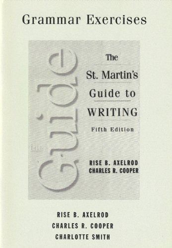 9780312153601: The St. Martin's Guide to Writing