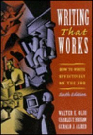 9780312153915: Writing That Works: How to Write Effectively on the Job