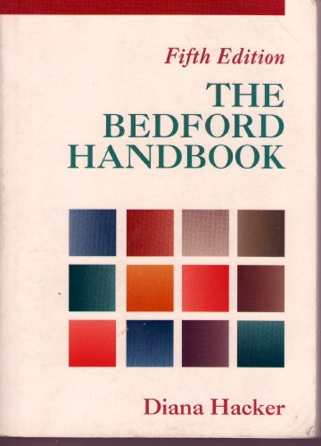 Bedford Handbook for Writers (9780312166373) by Diana Hacker