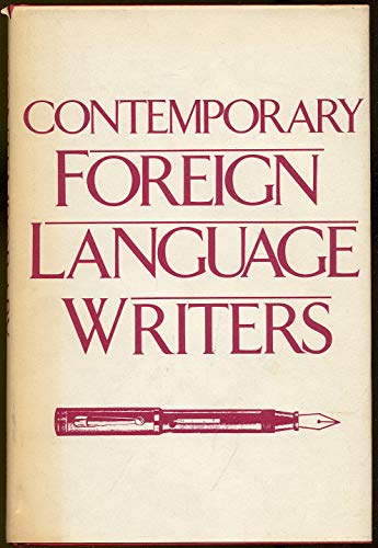 Beispielbild fr Contemporary Foreign Language Writers zum Verkauf von Ergodebooks