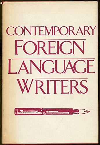 Stock image for Contemporary Foreign Language Writers for sale by Better World Books