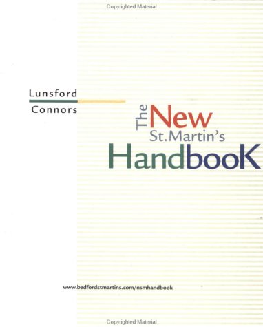 9780312167448: The New St. Martin's Handbook