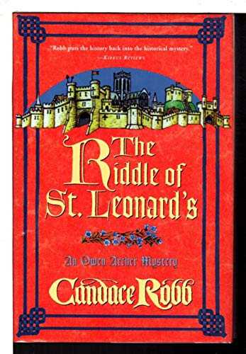 Beispielbild fr The Riddle of St. Leonard's: An Owen Archer Mystery zum Verkauf von SecondSale