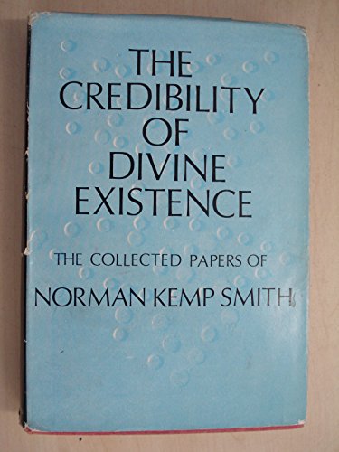 Beispielbild fr Credibility of Divine Existence zum Verkauf von Better World Books