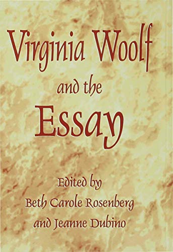 Stock image for Virginia Woolf and the Essay for sale by Better World Books