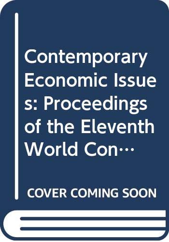 Beispielbild fr Contemporary Economic Issues: Proceedings of the Eleventh World Congress of the International Economic Association, Tunis Trade, Payments and Debt zum Verkauf von P.C. Schmidt, Bookseller