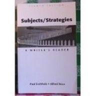 Stock image for Subjects/Strategies: A Writers Reader for sale by Hawking Books