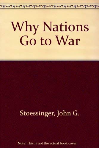 9780312185169: Why Nations Go to War