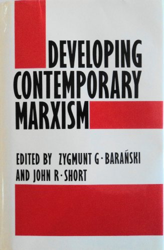 Stock image for DEVELOPING CONTEMPORARY MARXISM for sale by Larry W Price Books