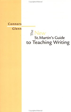 Beispielbild fr New St. Martins Guide to Teaching Writing zum Verkauf von Wonder Book