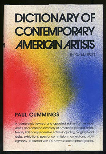 Stock image for Dictionary of Contemporary American Artists for sale by Better World Books