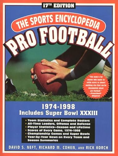 Stock image for The Sports Encyclopedia: Pro Football 1999: 17th Edition for sale by ThriftBooks-Atlanta