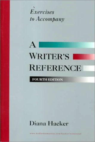 9780312208301: Exercises to Accompany a Writer's Reference