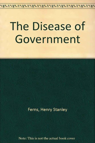 Imagen de archivo de The Disease of Government a la venta por ThriftBooks-Atlanta