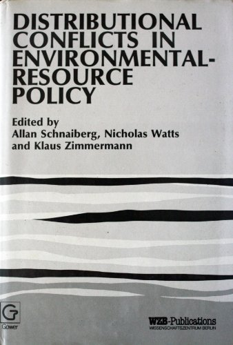 Beispielbild fr Distributional Conflicts in Environmental-Resource Policy zum Verkauf von Basi6 International