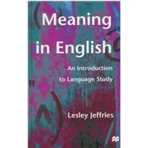 Imagen de archivo de Meaning in English a la venta por Books Puddle