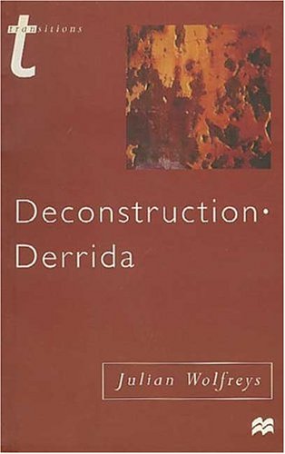 9780312213923: Deconstruction - Derrida (Transitions (St. Martin's Press).)
