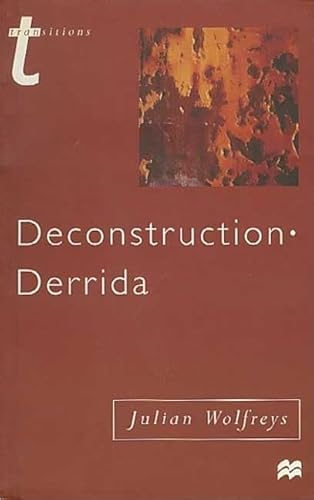 Stock image for DECONSTRUCTION - DERRIDA for sale by Green Ink Booksellers