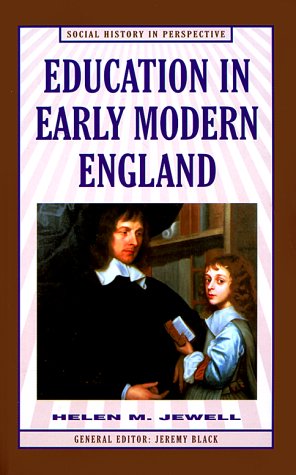 Beispielbild fr Education in Early Modern England zum Verkauf von Better World Books