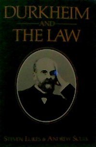 Stock image for Durkheim and the Law for sale by Irish Booksellers